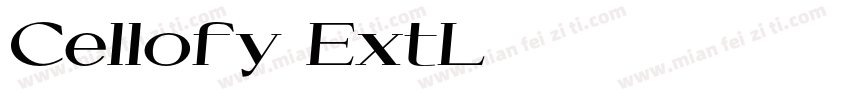 Cellofy ExtL字体转换